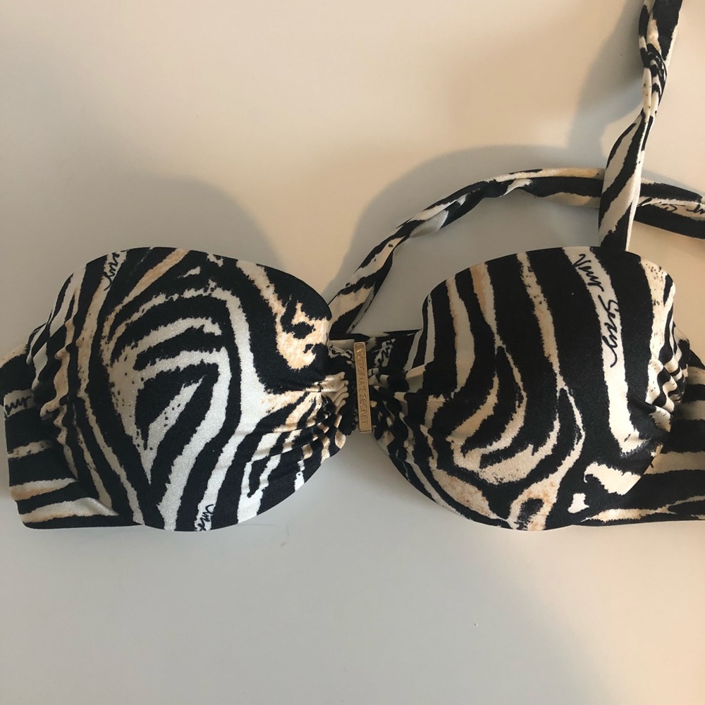 VS TIGER PRINT BIKINI TOP